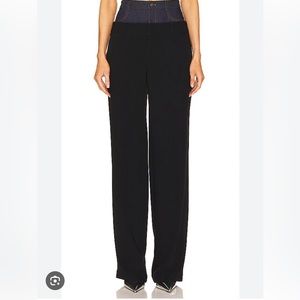 Cinq a Sept Black Straight Leg Pants